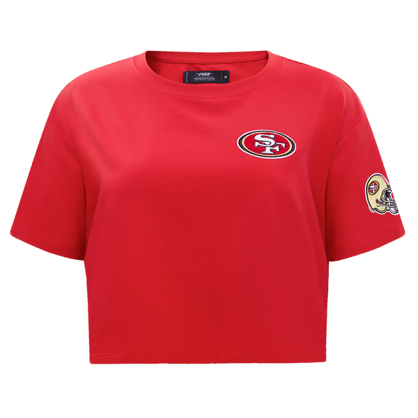 SAN FRANCISCO 49ERS CLASSIC SJ BOXY TEE (WHITE) – Pro Standard