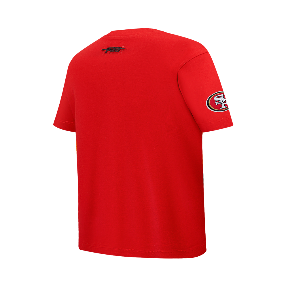NFL SAN FRANCISCO 49ERS CLASSIC CHENILLE BIG BOY'S SS TEE (RED)