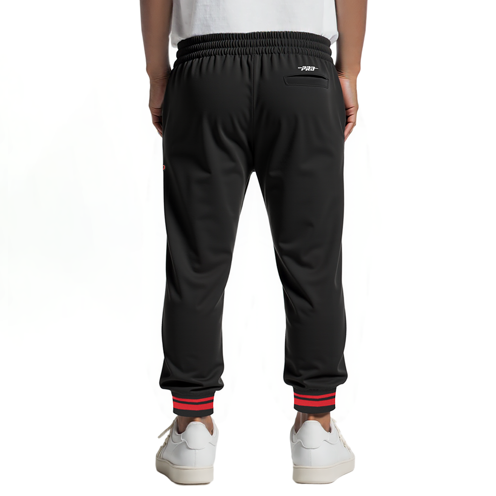 NFL SAN FRANCISCO 49ERS RETRO CLASSIC BIG BOYS RIB FLC SWEATPANT (BLACK/RED/BLACK)