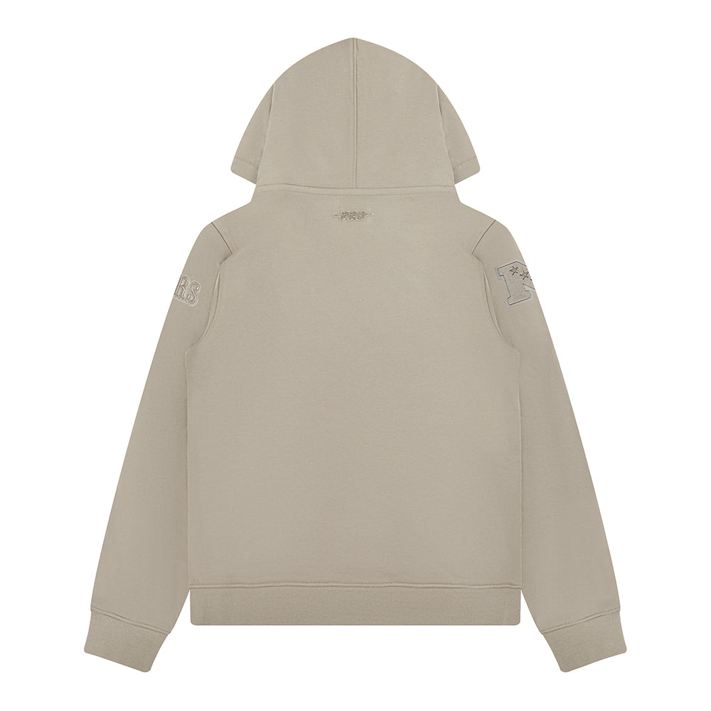 NFL SAN FRANCISCO 49ERS NEUTRAL BIG BOYS FLEECE PULLOVER HOODIE (TAUPE)