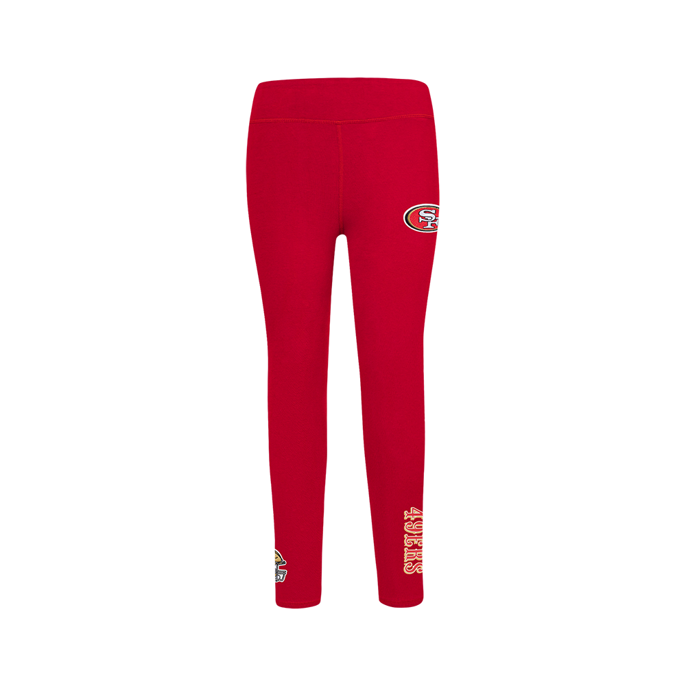 NFL SAN FRANCISCO 49ERS CLASSIC BIG GIRLS LEGGING (RED)