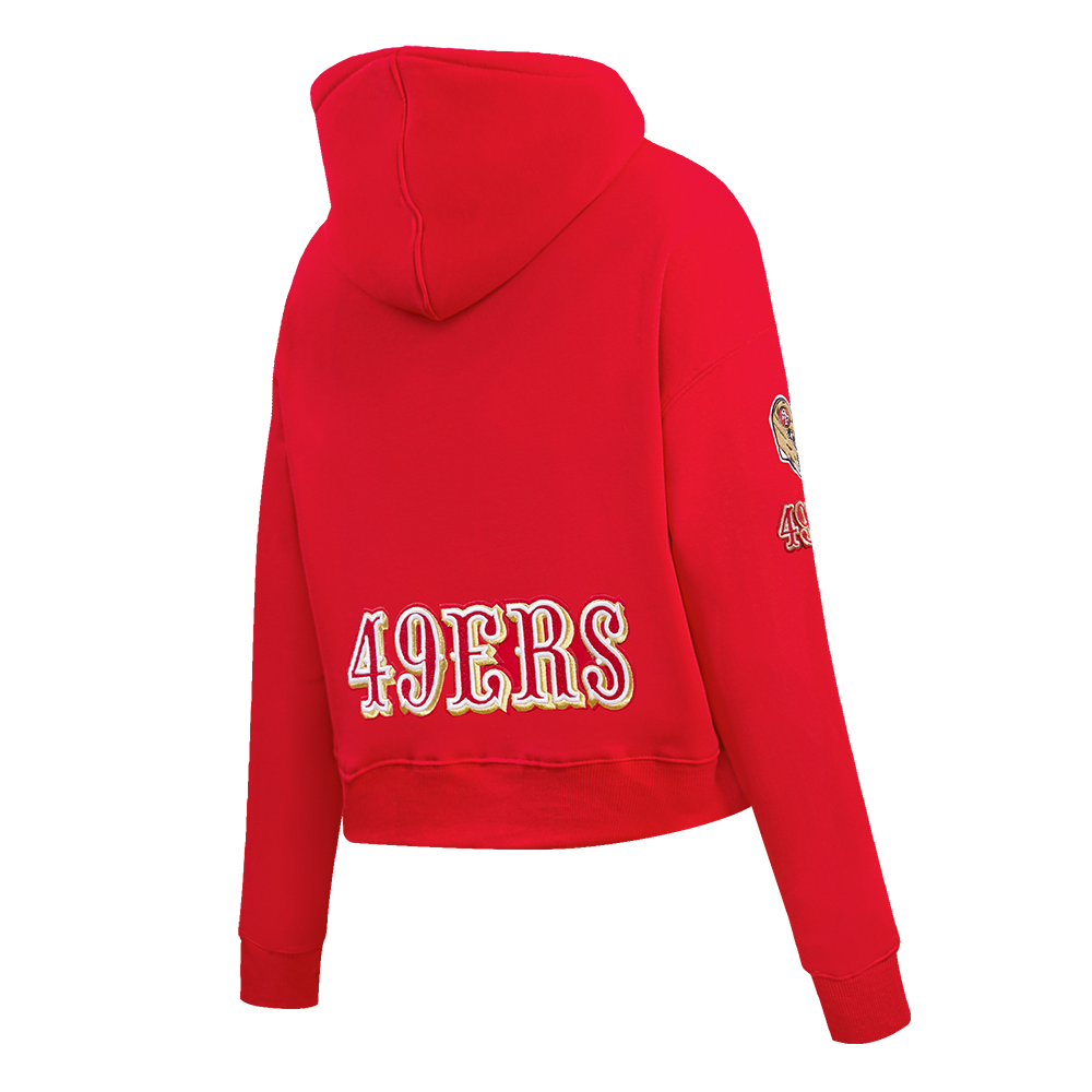 NFL SAN FRANCISCO 49ERS OLD ENGLISH MEN'S PO HOODIE (RED) – Pro Standard