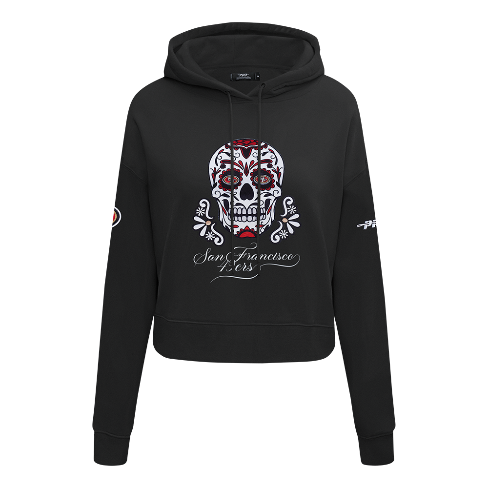 49ers skull hoodie clearance