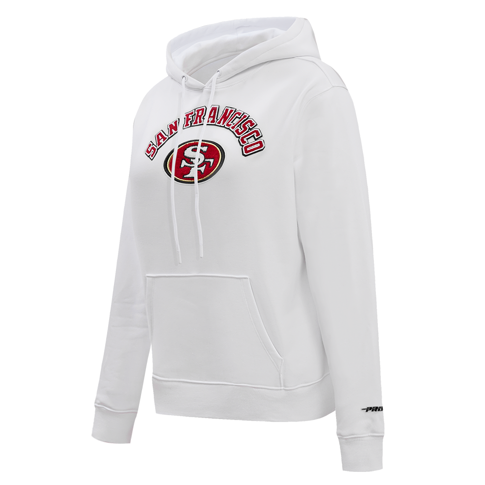 SAN FRANCISCO 49ERS CLASSIC FLC PO HOODIE (WHITE) – Pro Standard