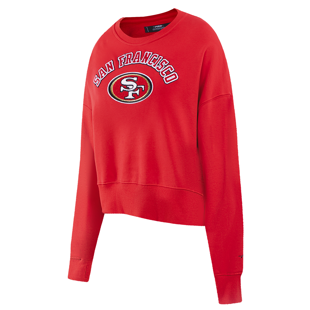 SAN FRANCISCO 49ERS CLASSIC FLC CREWNECK (BLACK) – Pro Standard