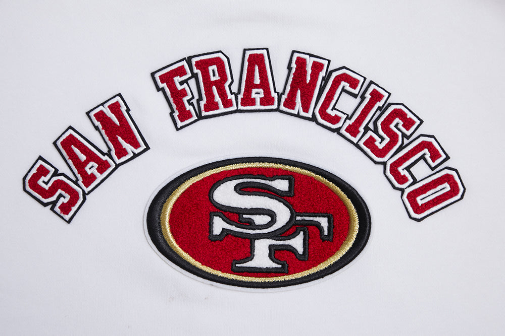 SAN FRANCISCO 49ERS CLASSIC FLC CREWNECK (WHITE) – Pro Standard