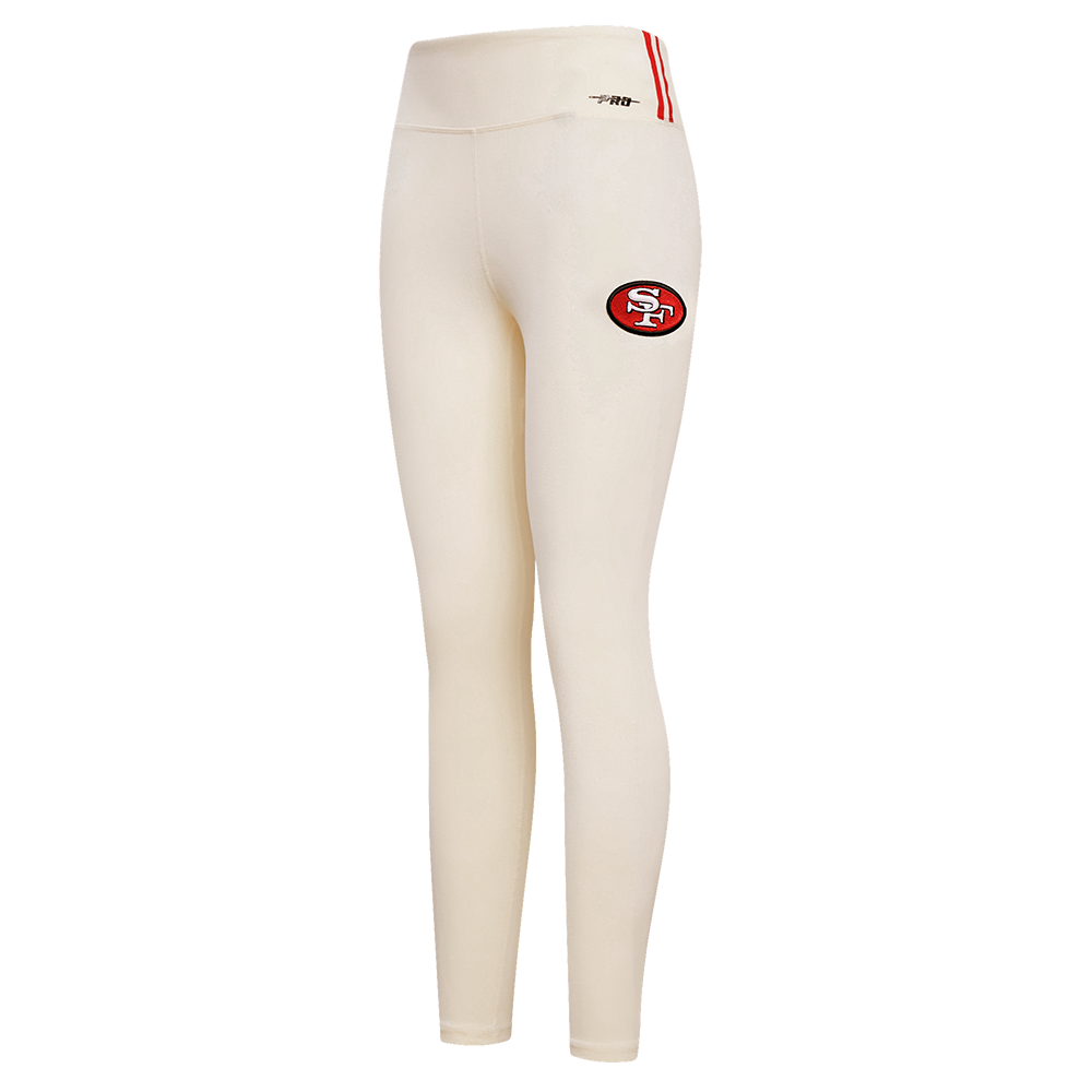 Women's San Francisco 49ers Concepts Sport Charcoal/White Centerline Knit  Slounge Leggings