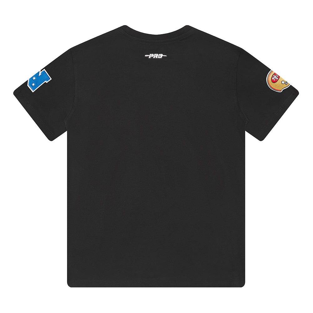 NFL SAN FRANCISCO 49ERS RETRO CLASSIC LITTLE BOYS SHORT SLEEVE TEE (BLACK)
