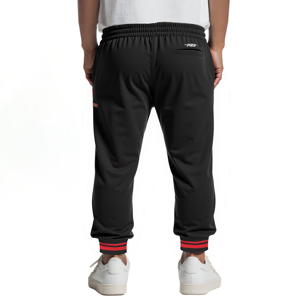 NFL SAN FRANCISCO 49ERS RETRO CLASSIC LITTLE BOYS RIB FLC SWEATPANT (BLACK/RED/BLACK)