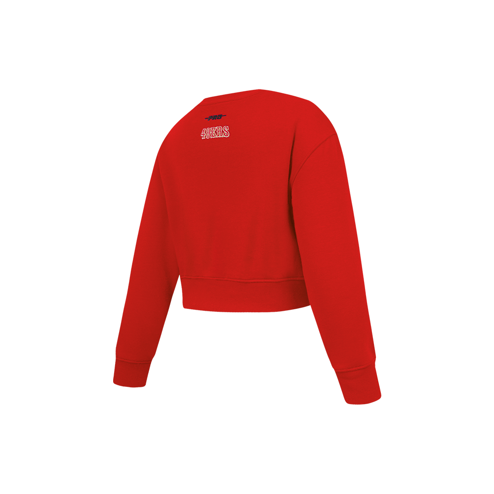 NFL SAN FRANCISCO 49ERS CLASSIC LITTLE GIRL'S FLC CREWNECK (RED)