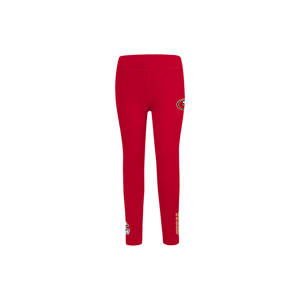 NFL SAN FRANCISCO 49ERS CLASSIC LITTLE GIRLS LEGGING (RED)