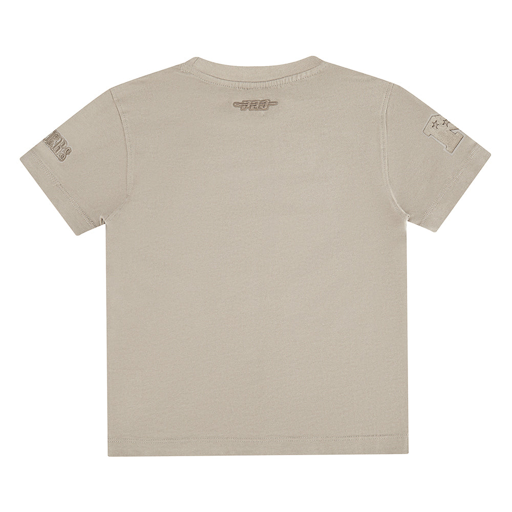 NFL SAN FRANCISCO 49ERS NEUTRAL TODDLER BOYS SHORT SLEEVE TEE (TAUPE)