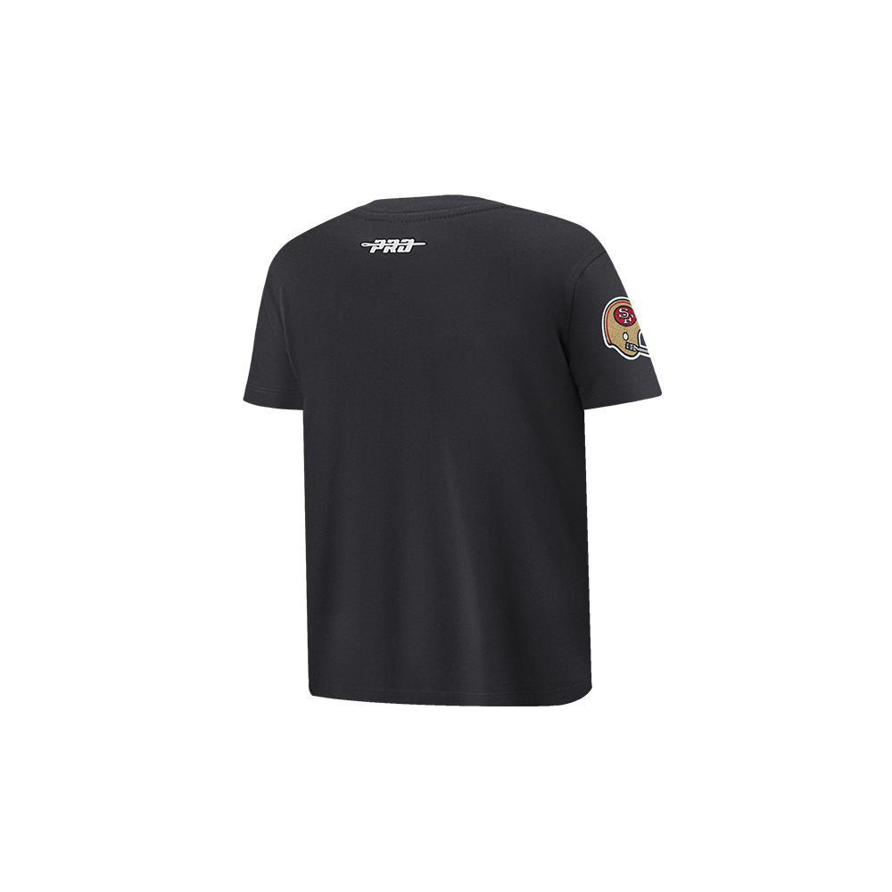 NFL SAN FRANCISCO 49ERS RETRO CLASSICS TODDLER BOY'S SS TEE (BLACK)
