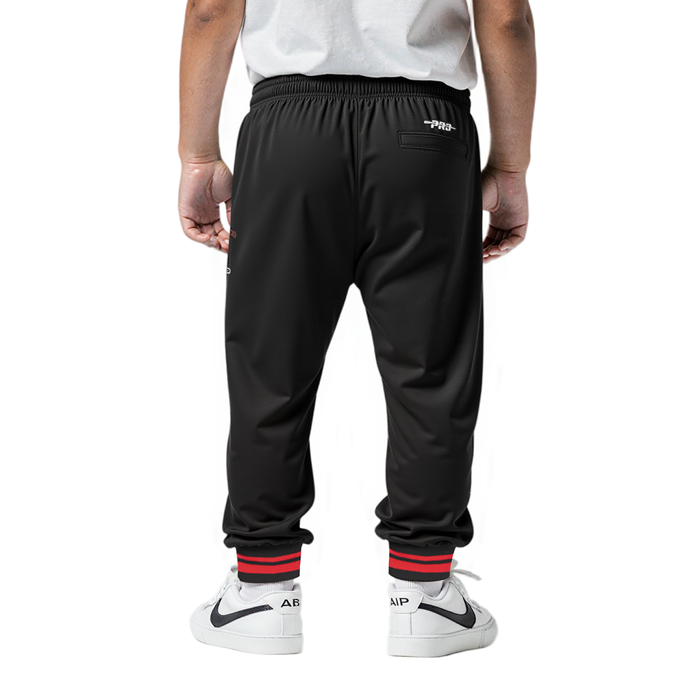 NFL SAN FRANCISCO 49ERS RETRO CLASSIC TODDLER BOYS RIB SWEATPANT (BLACK/RED/BLACK)