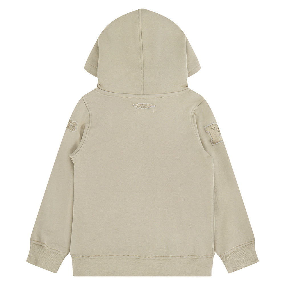 NFL SAN FRANCISCO 49ERS NEUTRAL TODDLER BOYS FLEECE PULLOVER HOODIE (TAUPE)