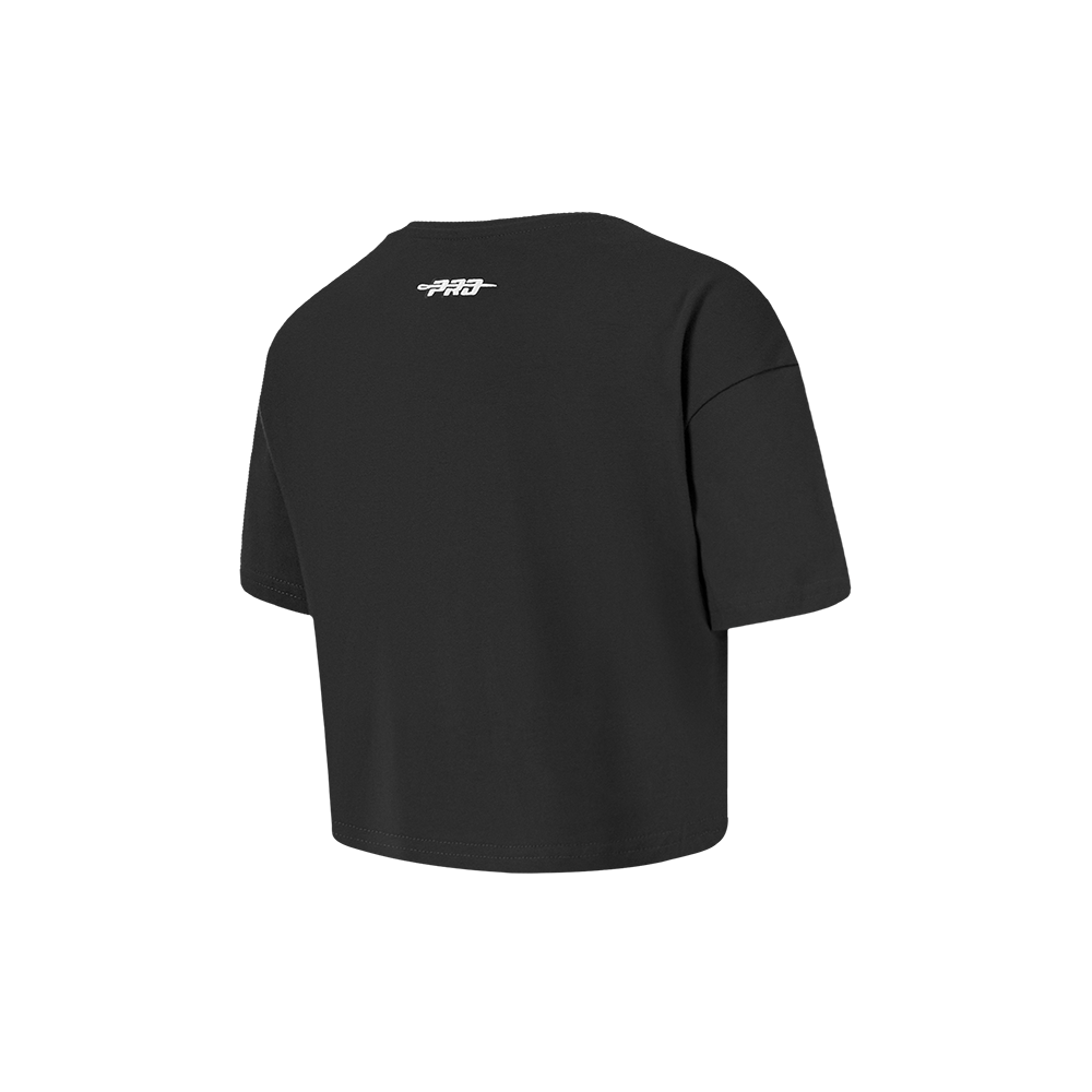 NFL SAN FRANCISCO 49ERS RETRO CLASSICS TODDLER GIRL'S SS BOXY TEE (BLACK)