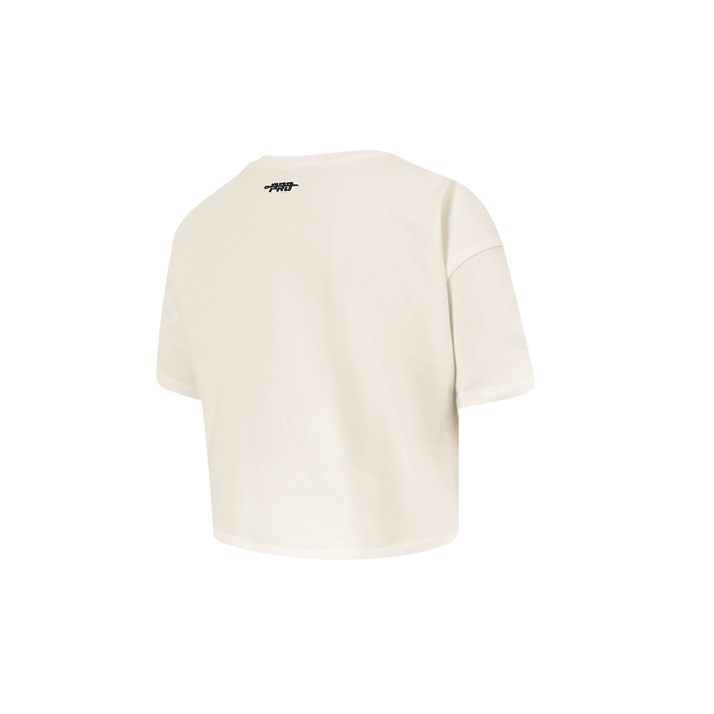 NFL SAN FRANCISCO 49ERS RETRO CLASSICS TODDLER GIRL'S SS BOXY TEE (EGGSHELL)