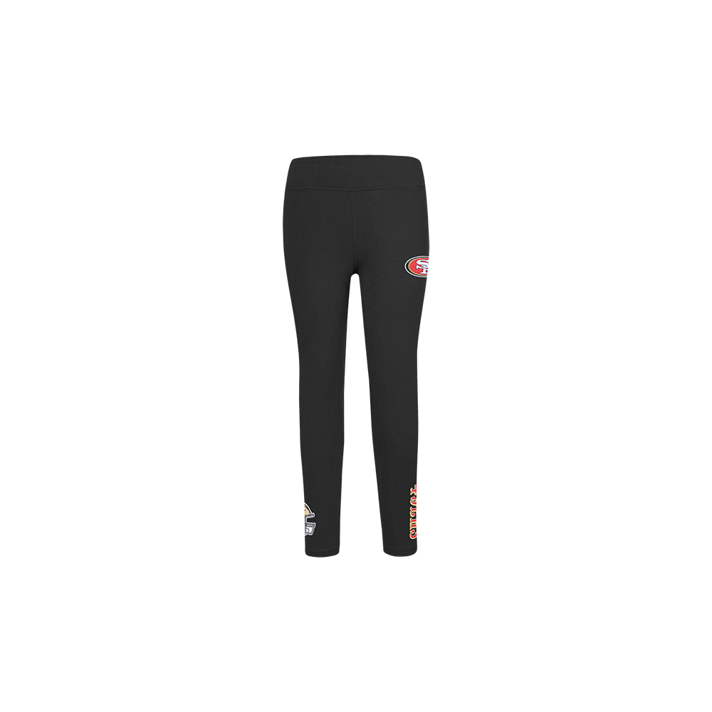 NFL SAN FRANCISCO 49ERS CLASSIC TODDLER GIRLS LEGGING (BLACK)
