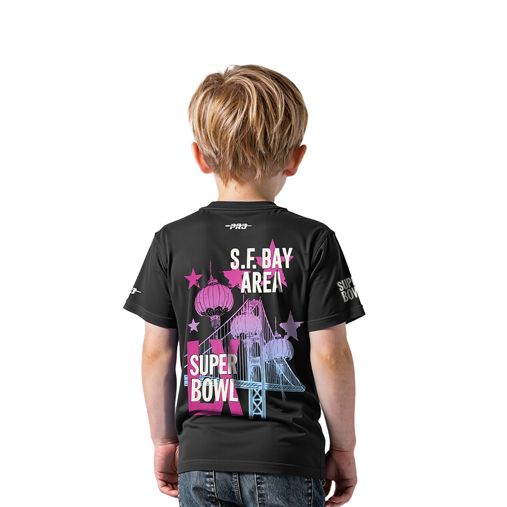 NFL SUPER BOWL 60 TODDLER BOYS SS TEE (BLACK)