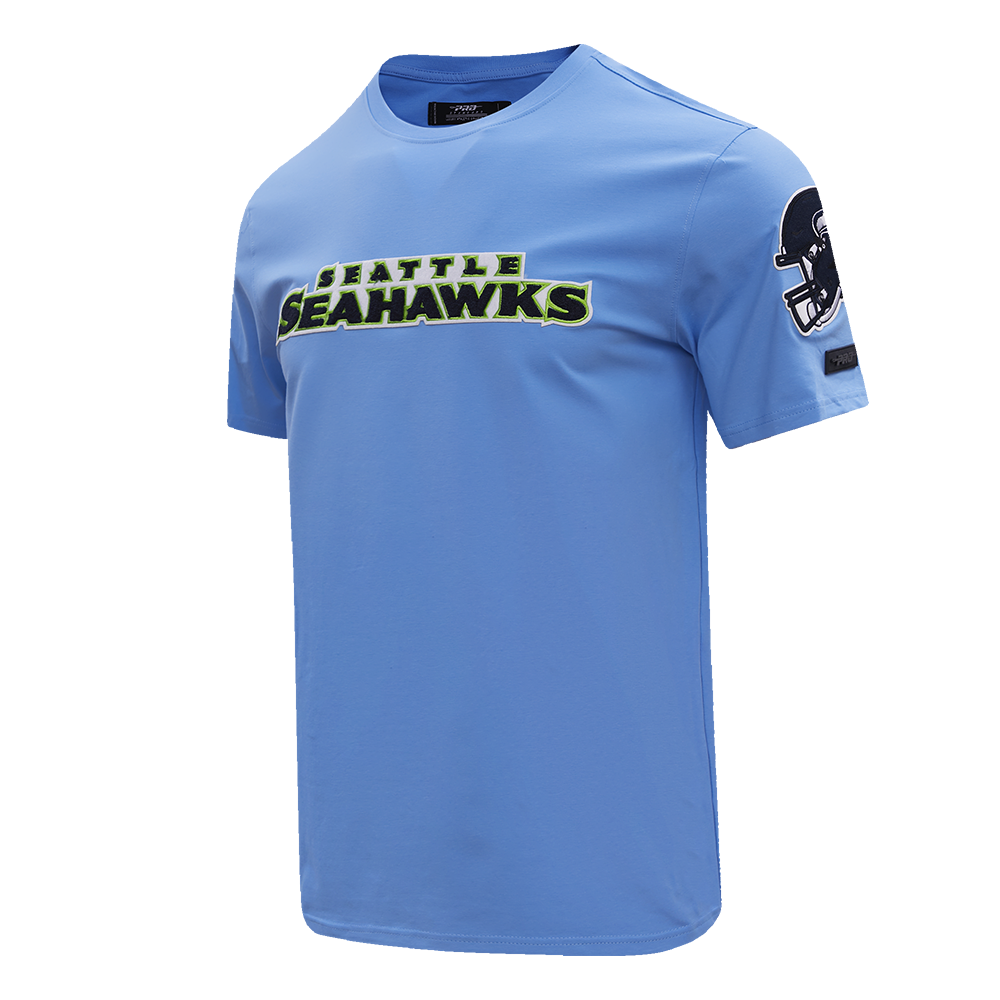NFL SEATTLE SEAHAWKS CLASSIC CHENILLE SINGLE JERSEY TEE (UNIVERSITY BLUE)