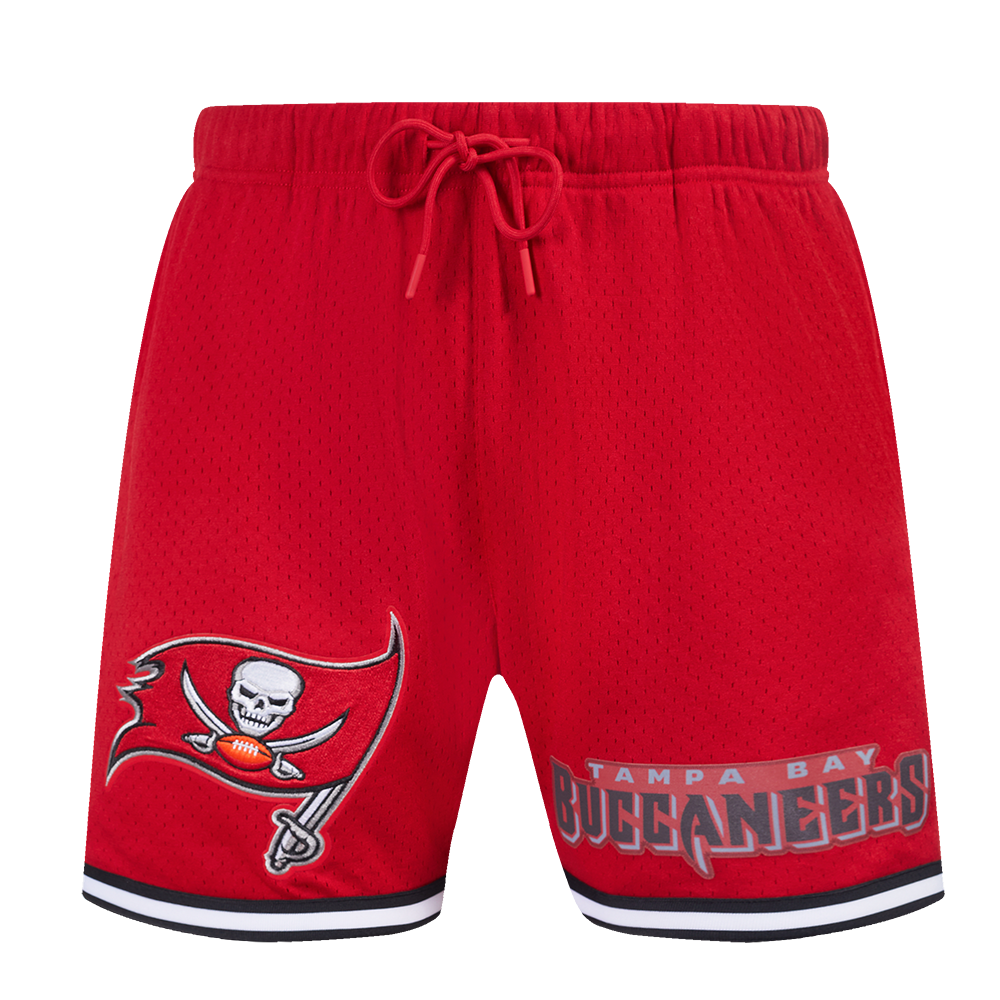 NFL TAMPA BAY BUCCANEERS MESH SHORT (RED/BLACK)