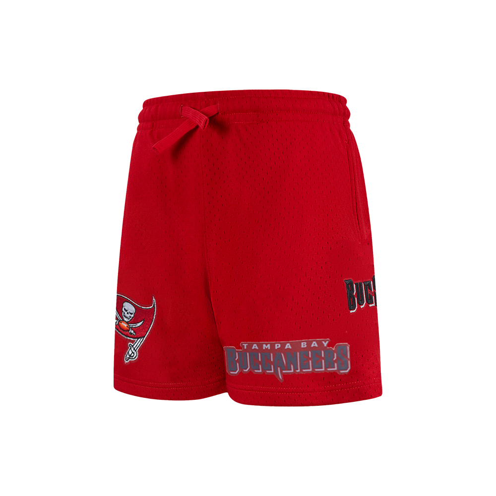 NFL TAMPA BAY BUCCANEERS CLASSIC LITTLE BOY'S MESH SHORT (RED)