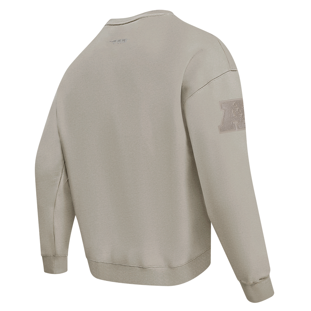 NFL TENNESSEE TITANS NEUTRAL MEN'S DROP SHOULDER FLC CREWNECK (TAUPE)