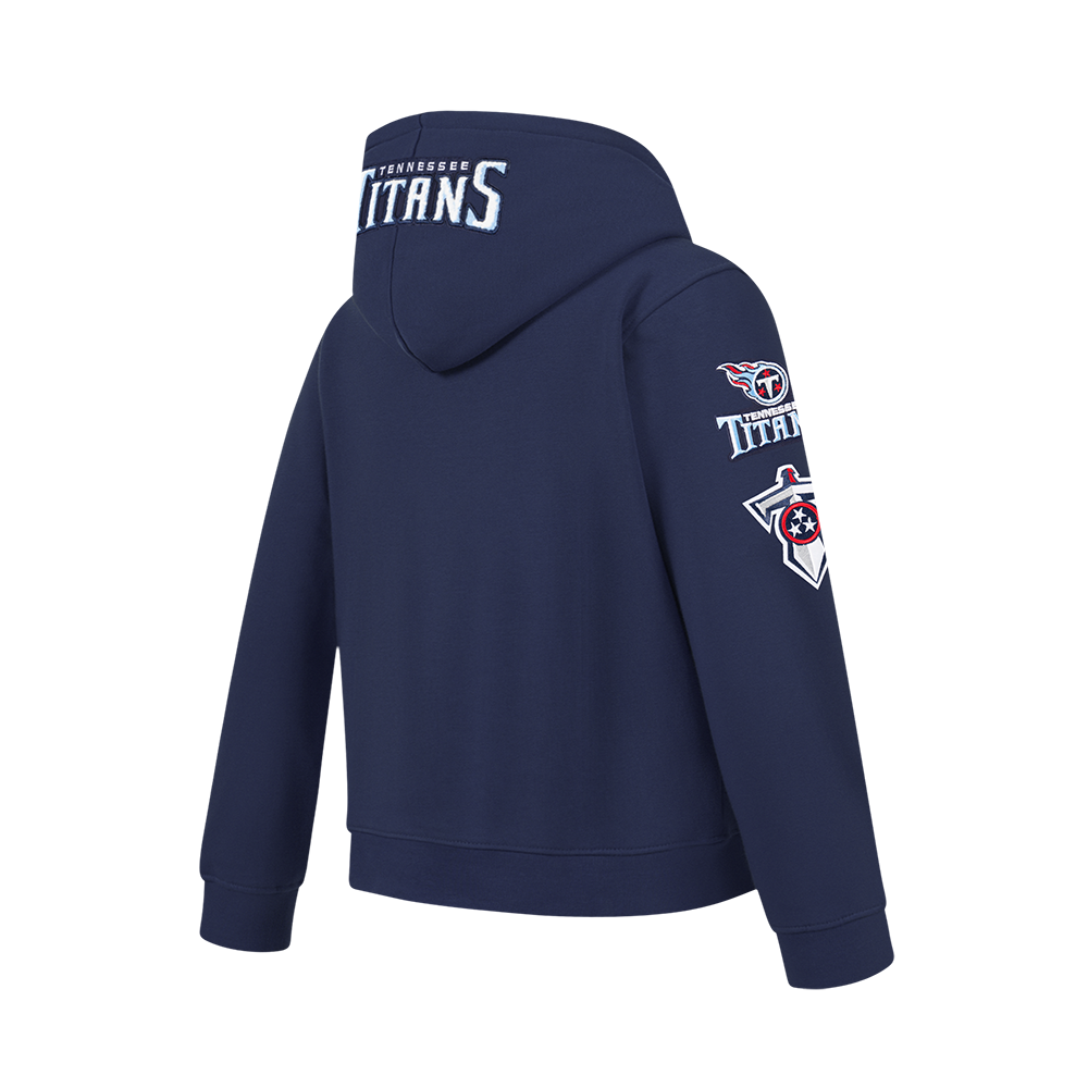 NFL TENNESSEE TITANS CLASSIC BIG BOYS FLEECE PULLOVER HOODIE (MIDNIGHT NAVY)