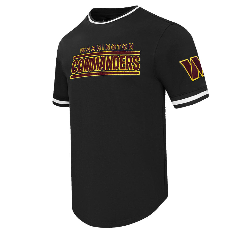 NFL WASHINGTON COMMANDERS CLASSIC CHENILLE MEN'S TEE (BLACK)