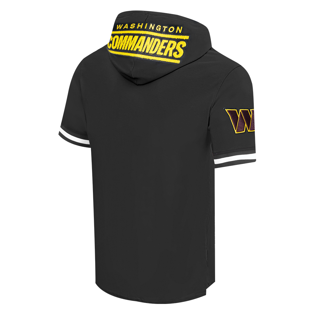 NFL WASHINGTON COMMANDERS JAYDEN DANIELS #5 CLASSIC PNN MEN'S SS PO (BLACK)