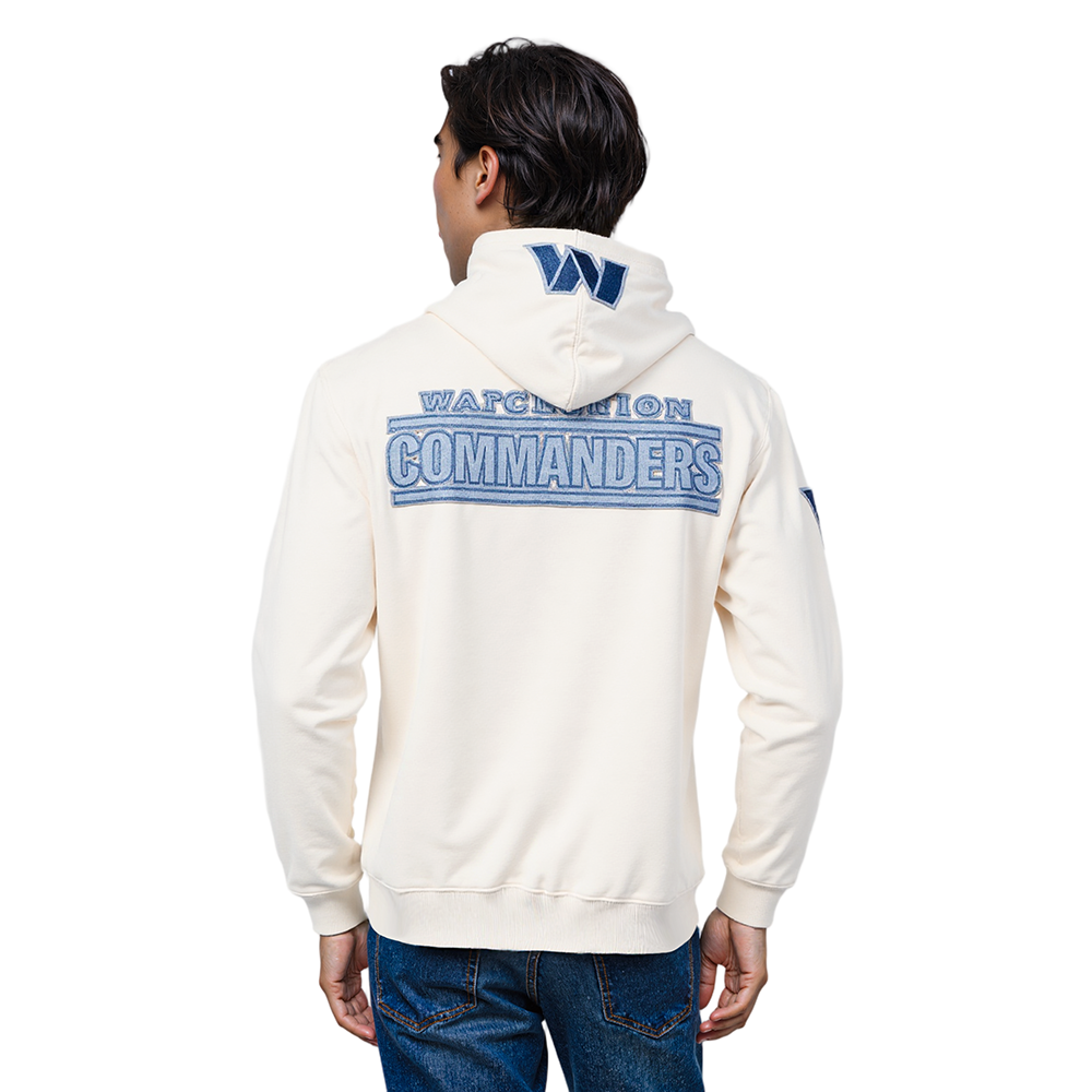 NFL WASHINGTON COMMANDERS VARSITY BLUES PO HOODIE (LINEN)