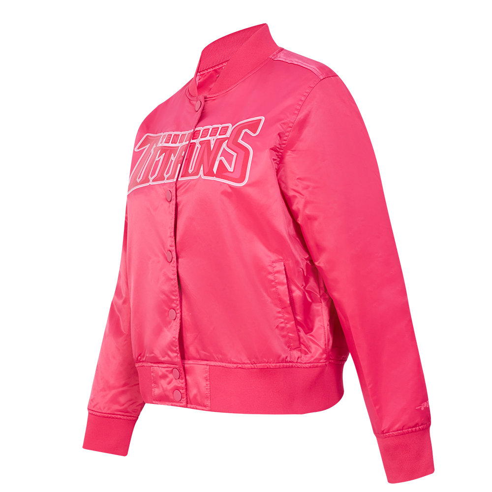 NFL WASHINGTON COMMANDERS TRIPLE PINK WOMEN'S SATIN JACKET (BEETROOT PURPLE)