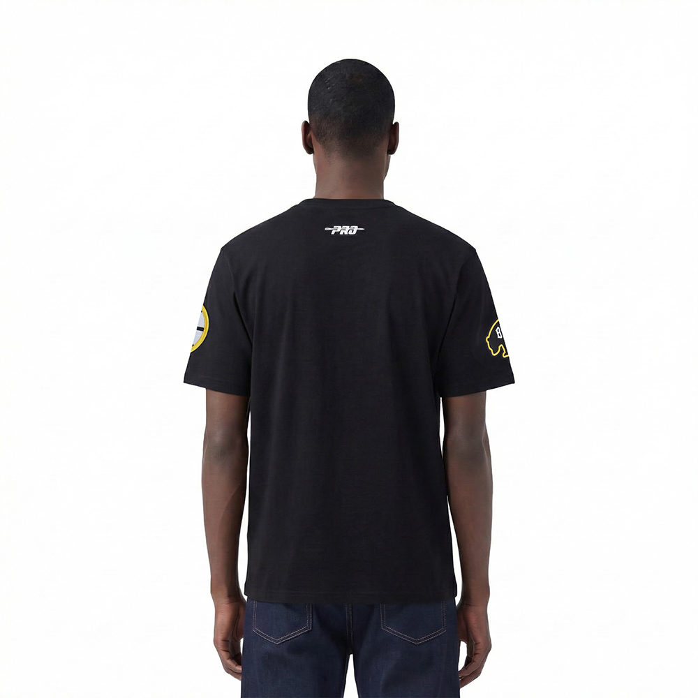 NHL BOSTON BRUINS CLASSIC CHENILLE MEN'S SJ TEE (BLACK)