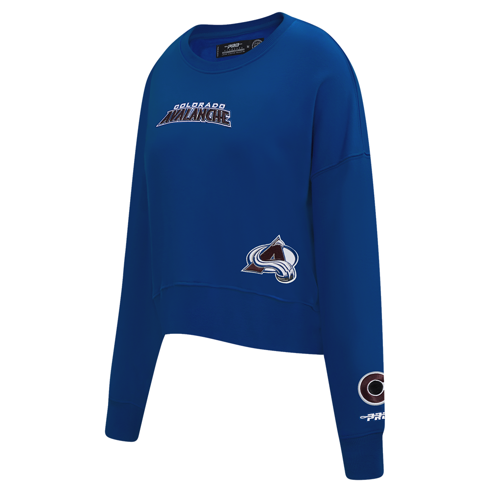 NHL COLORADO AVALANCHE WINGSPAN WOMEN'S FLC CREWNECK (DODGER BLUE)