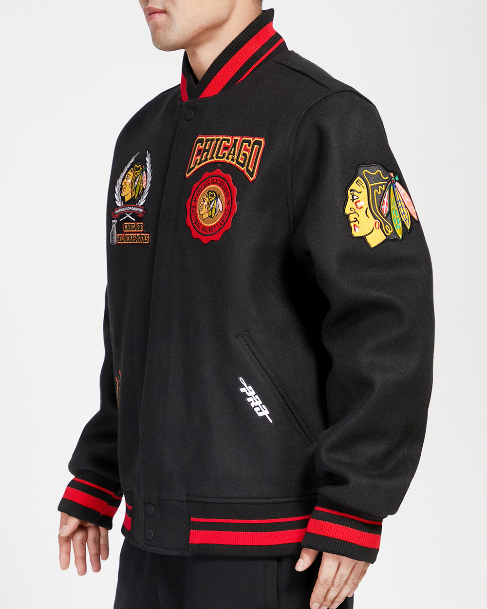 Blackhawks letterman outlet jacket