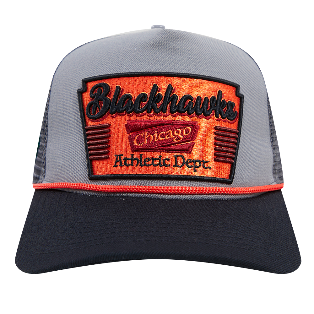 Blackhawks trucker hat cheap