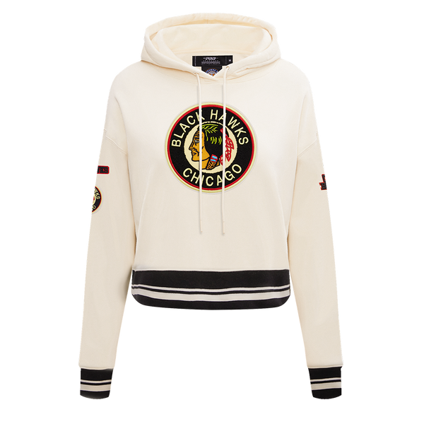 Chicago Blackhawks Adidas AeroReady Reverse Retro Pullover Hoodie Women Sz offers Small