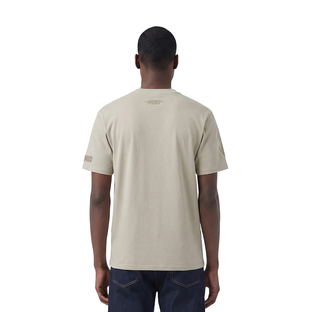 NHL CALGARY FLAMES NEUTRAL MEN'S CJ DROP SHOULDER TEE (TAUPE)