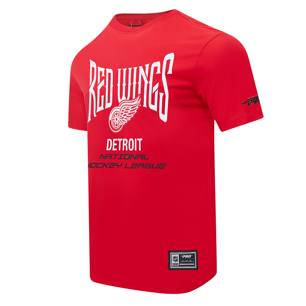NHL DETROIT RED WINGS CITY TOUR 2.0 MEN'S CJ DROP SHOULDER TEE (RED)