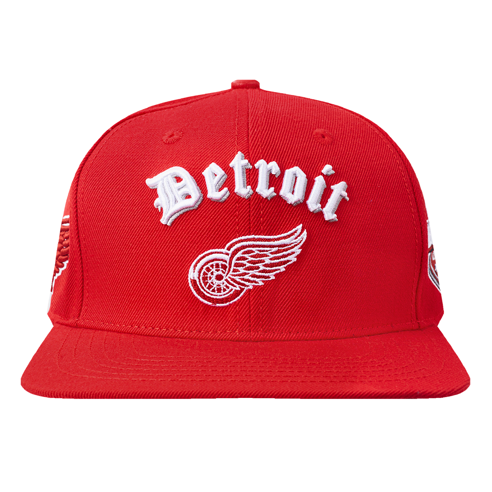 Red wings snapback sales