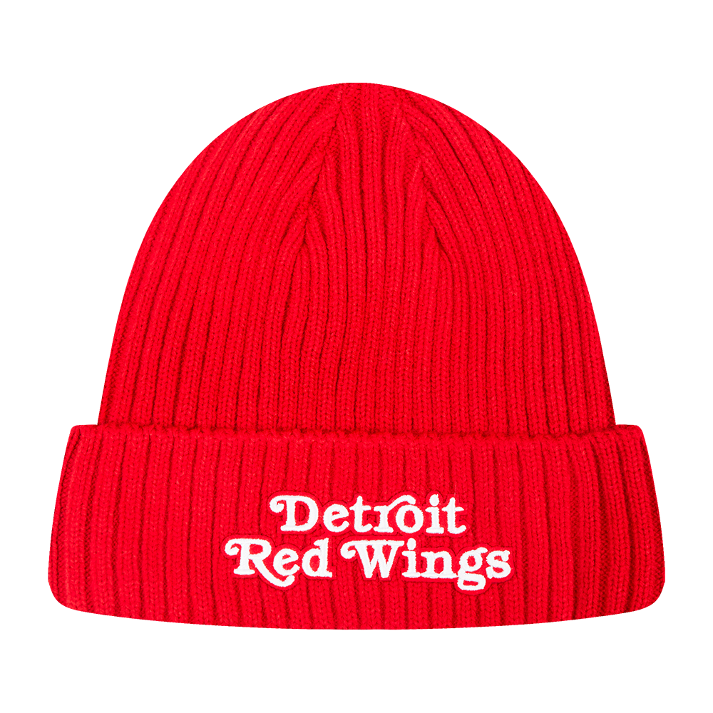 NHL DETROIT RED WINGS CITY SIGNATURE MEN'S BEANIE (RED)