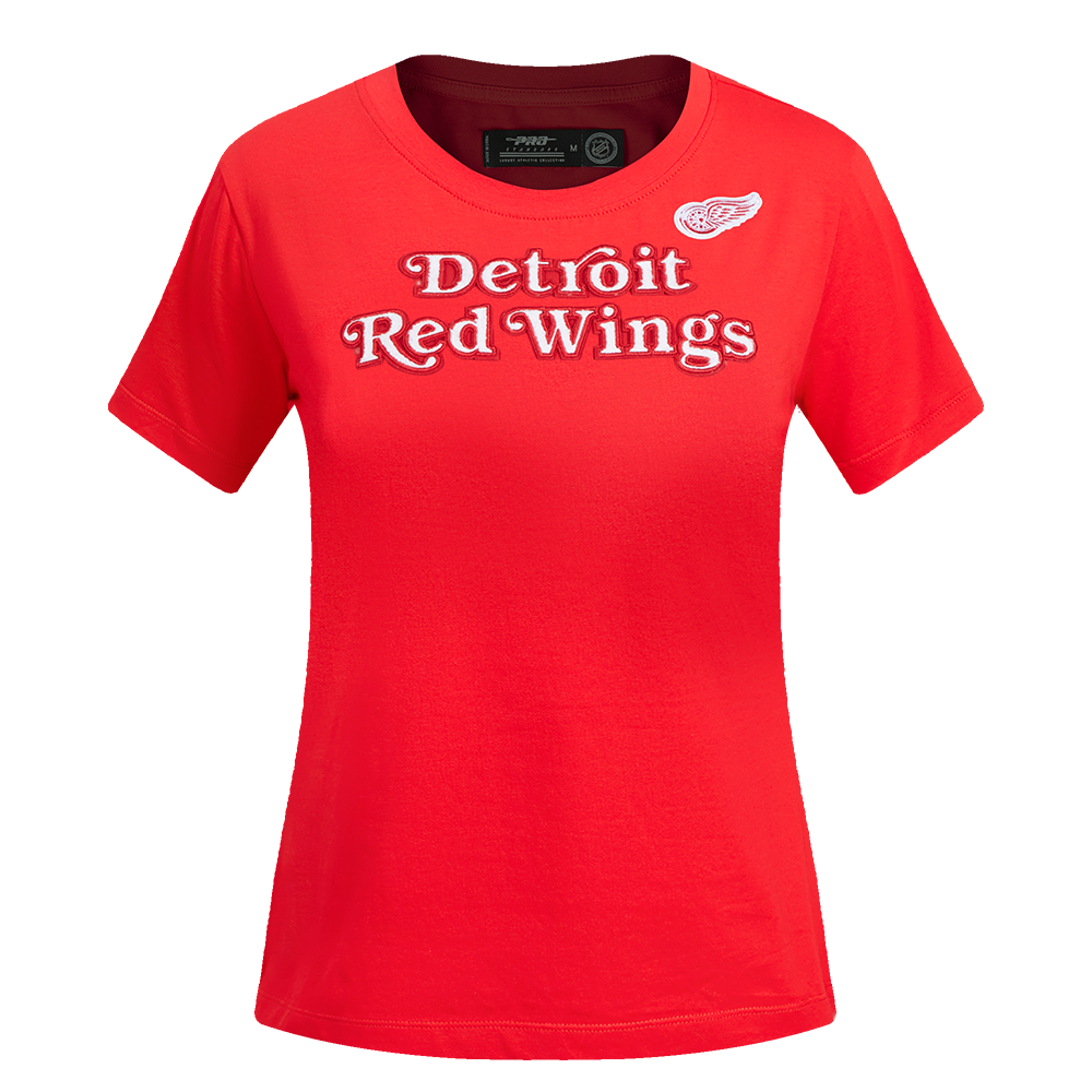 NHL DETROIT RED WINGS CLASSIC WOMEN S SJ SLIM FIT TEE RED Pro Standard