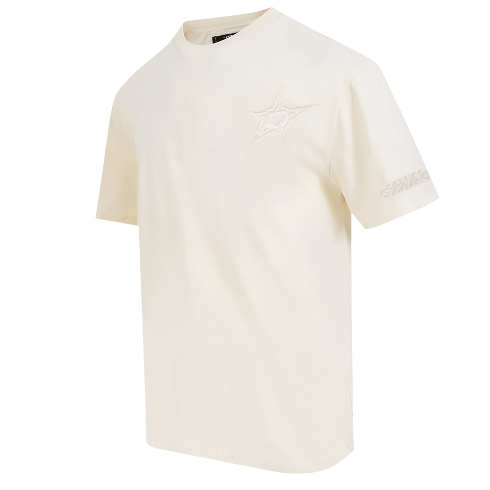 NHL DALLAS STARS NEUTRAL MEN'S DROP SHOULDER TEE (EGGSHELL)