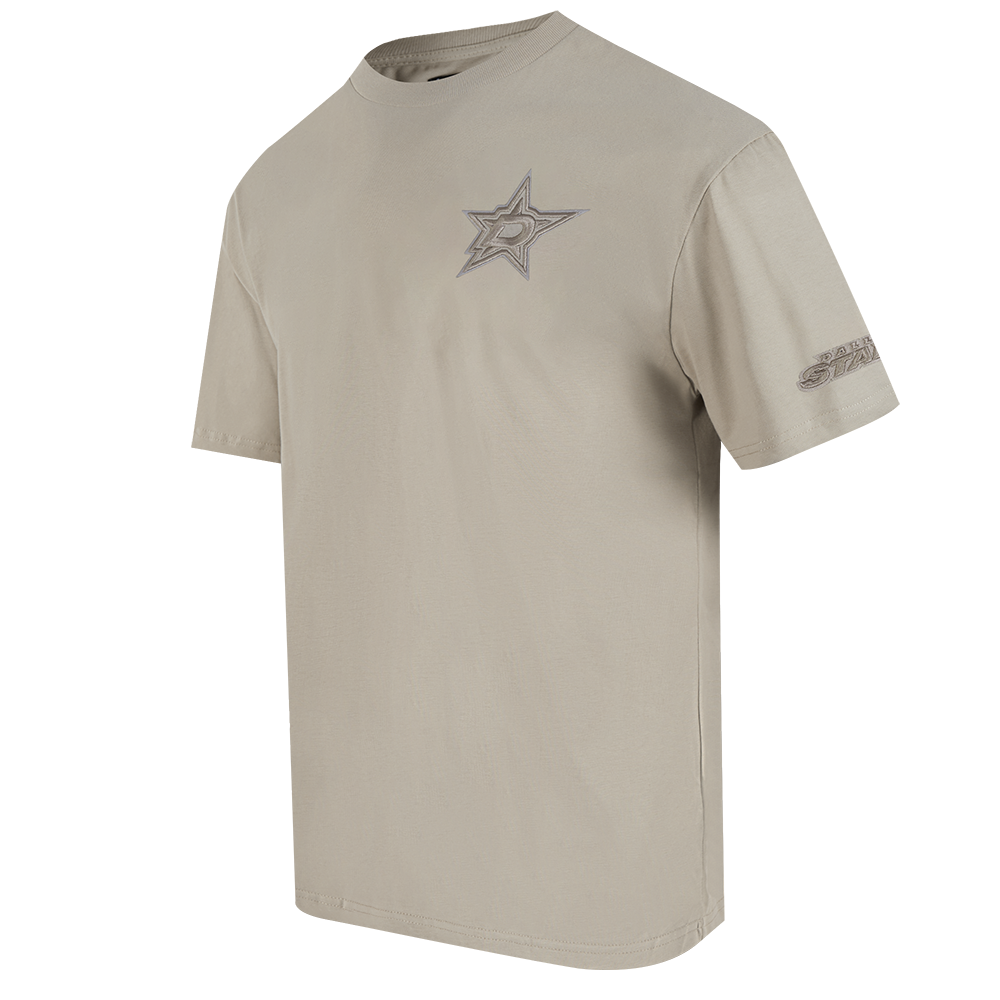 NHL DALLAS STARS NEUTRAL MEN'S DROP SHOULDER TEE (TAUPE)