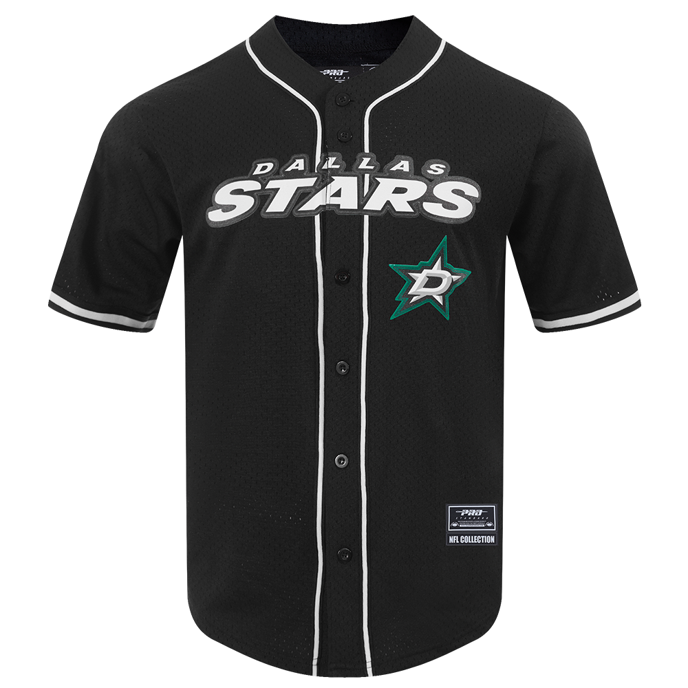 NHL DALLAS STARS CLASSIC MEN'S MESH BUTTON DOWN SHIRT (BLACK) – Pro ...