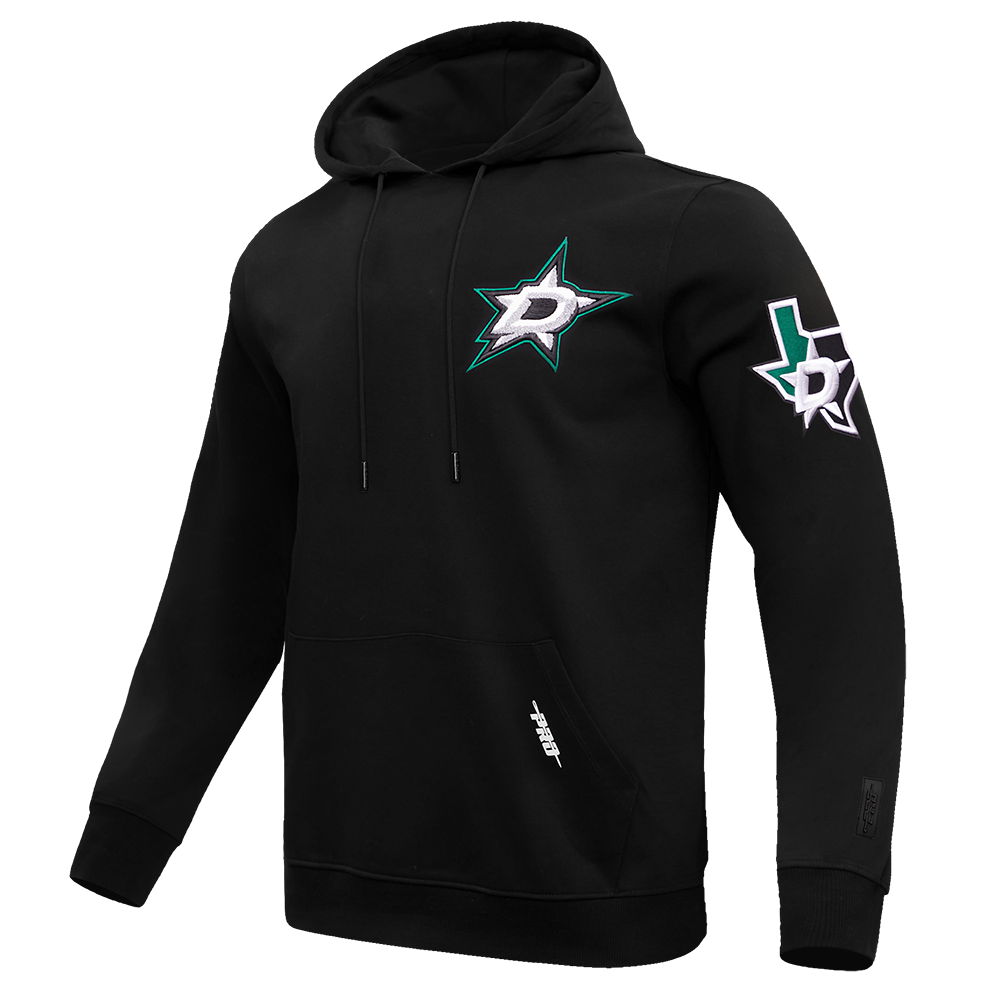 NHL DALLAS STARS CLASSIC CHENILLE MEN'S PO HOODIE (BLACK)