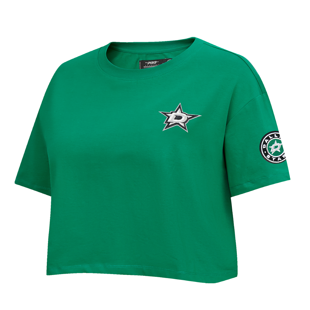 NHL DALLAS STARS CLASSIC WOMEN'S SJ BOXY TEE (KELLY GREEN)