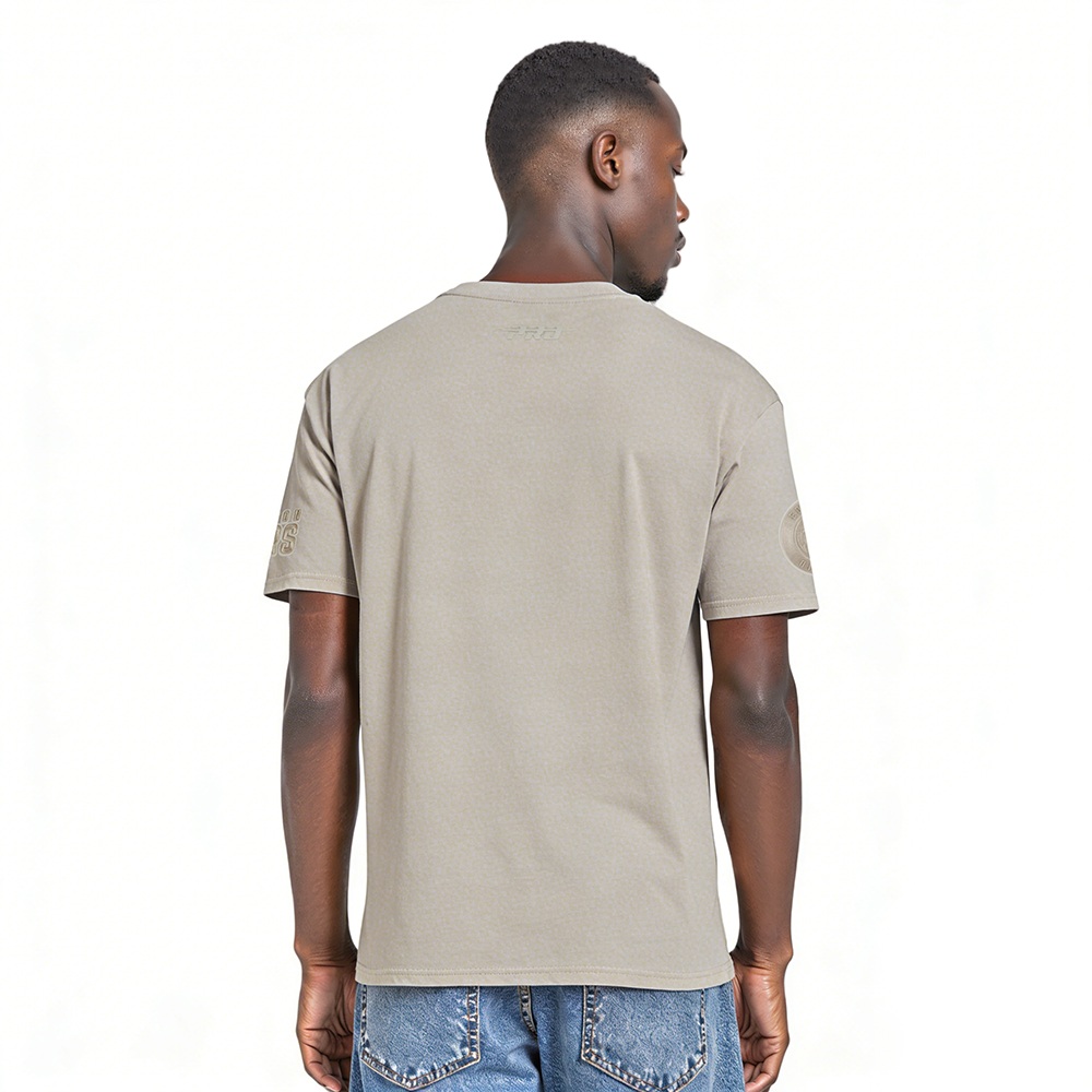 NHL EDMONTON OILERS NEUTRAL MEN'S CJ DROP SHOULDER TEE (TAUPE)