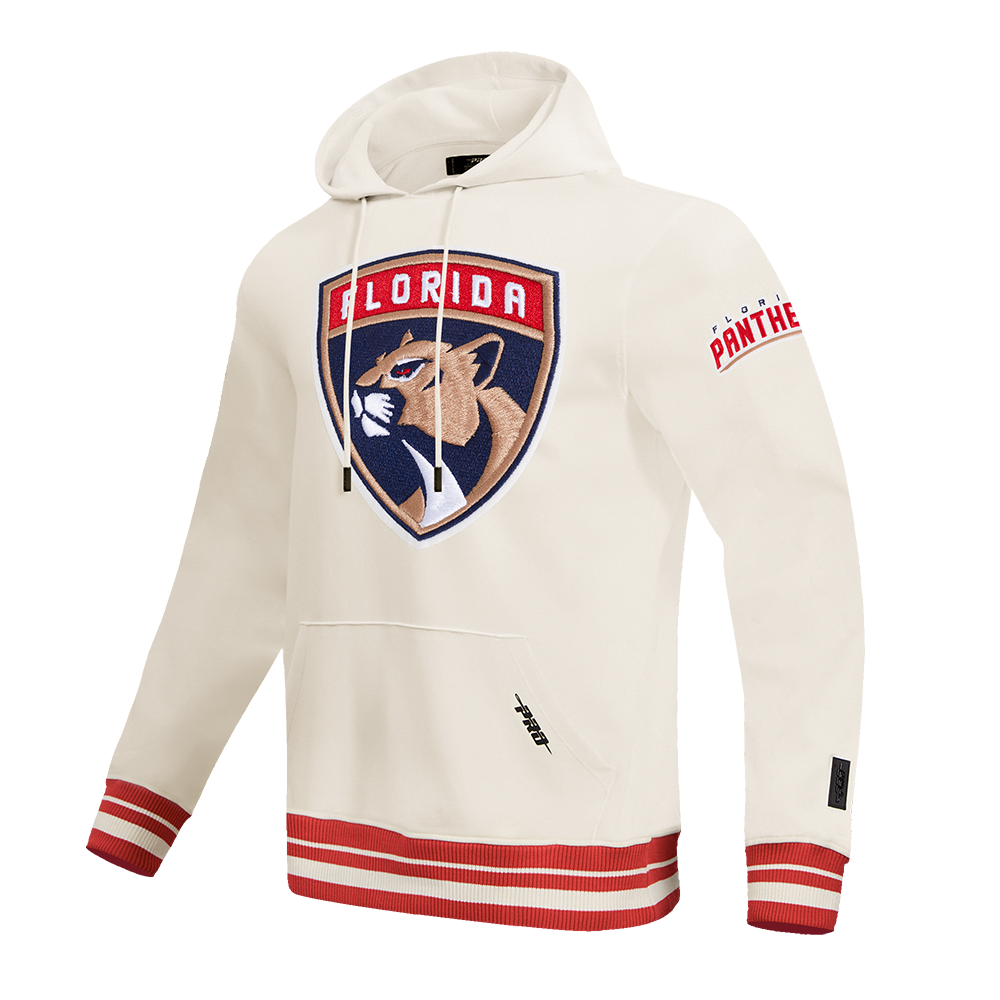 NHL FLORIDA PANTHERS RETRO CLASSIC MEN'S PO HOODIE (EGGSHELL/ RED)