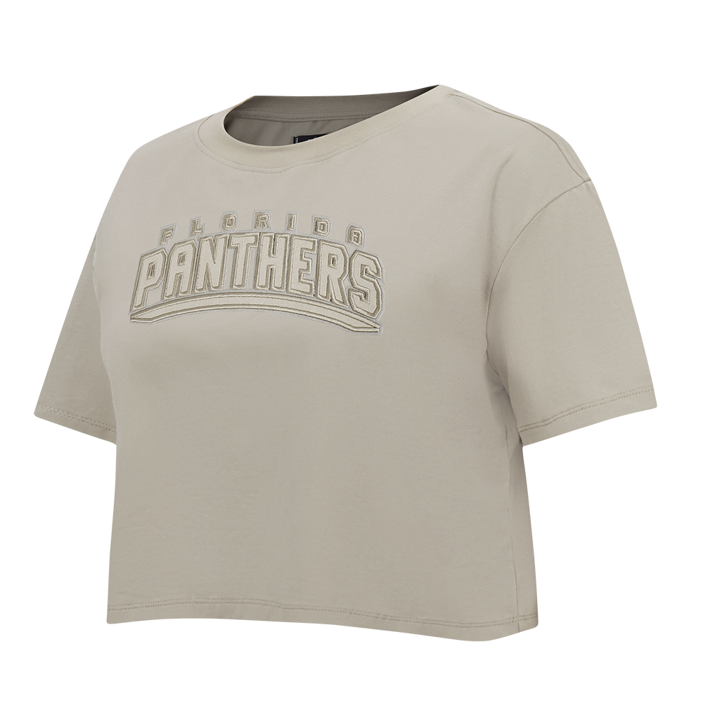NHL FLORIDA PANTHERS NEUTRAL WOMEN'S SJ BOXY TEE (TAUPE)